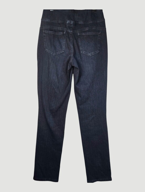 Belle by Kim Gravel Denim - BELLE By Kim Gravel Size 6T Women Stretch, Elastic Waist Dark Wash Jeans NWT